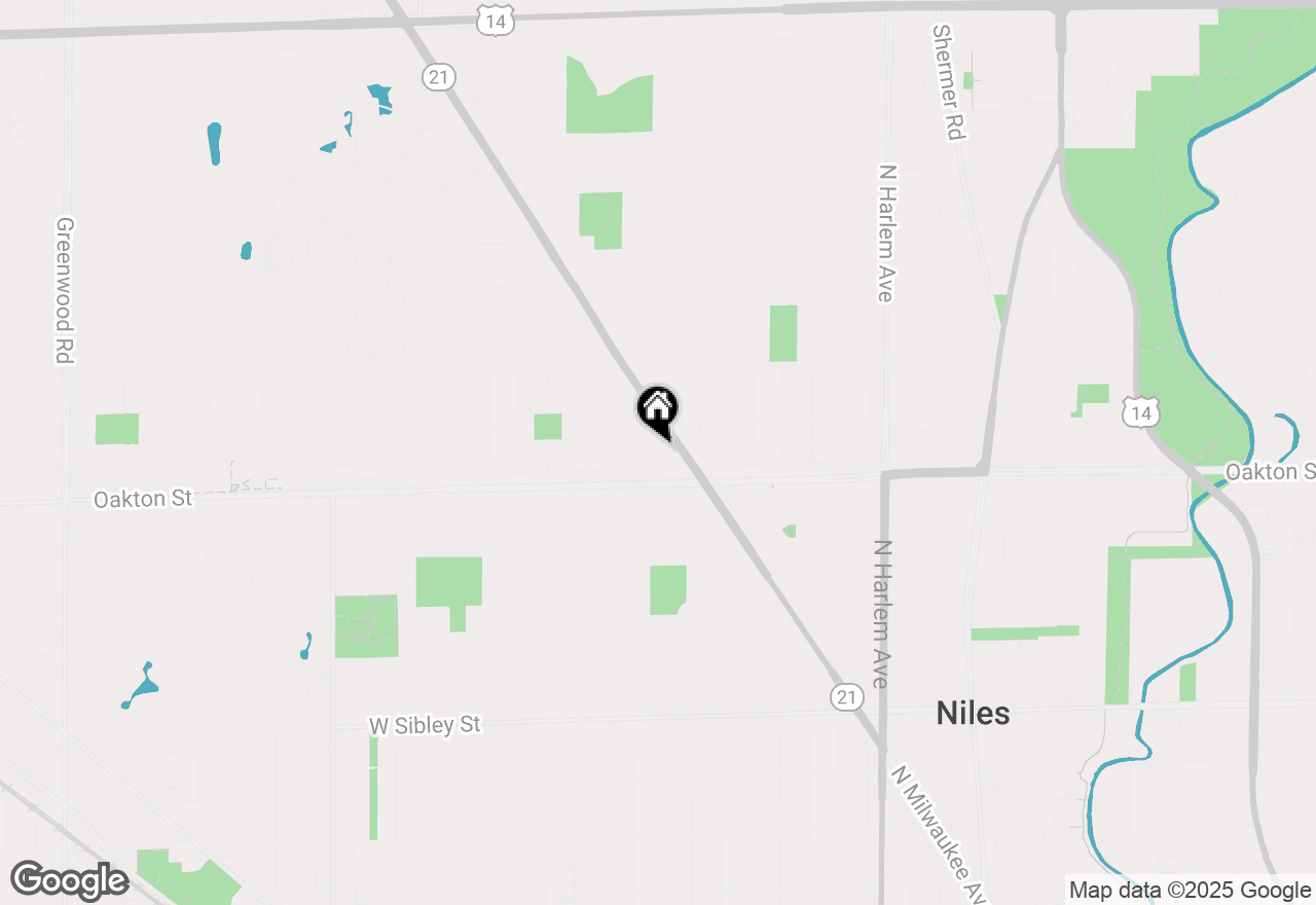 Map of 8037 N Oriole Avenue, Niles, IL 60714