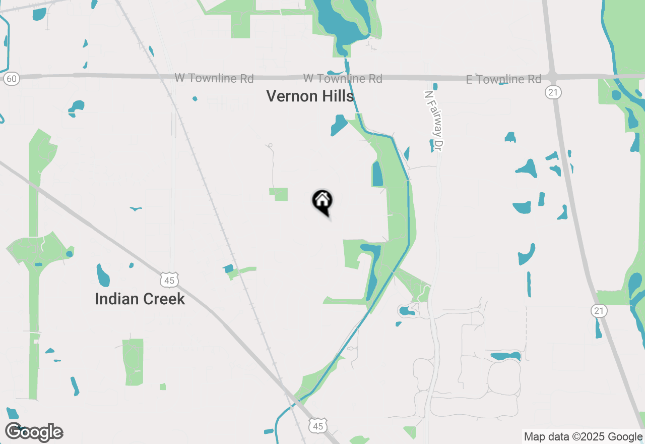 Map of 219 Abilene Lane, Vernon Hills, IL 60061