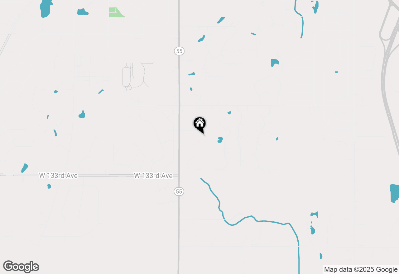 Map of 13077 Lincoln Street, Crown Point, IN 46307