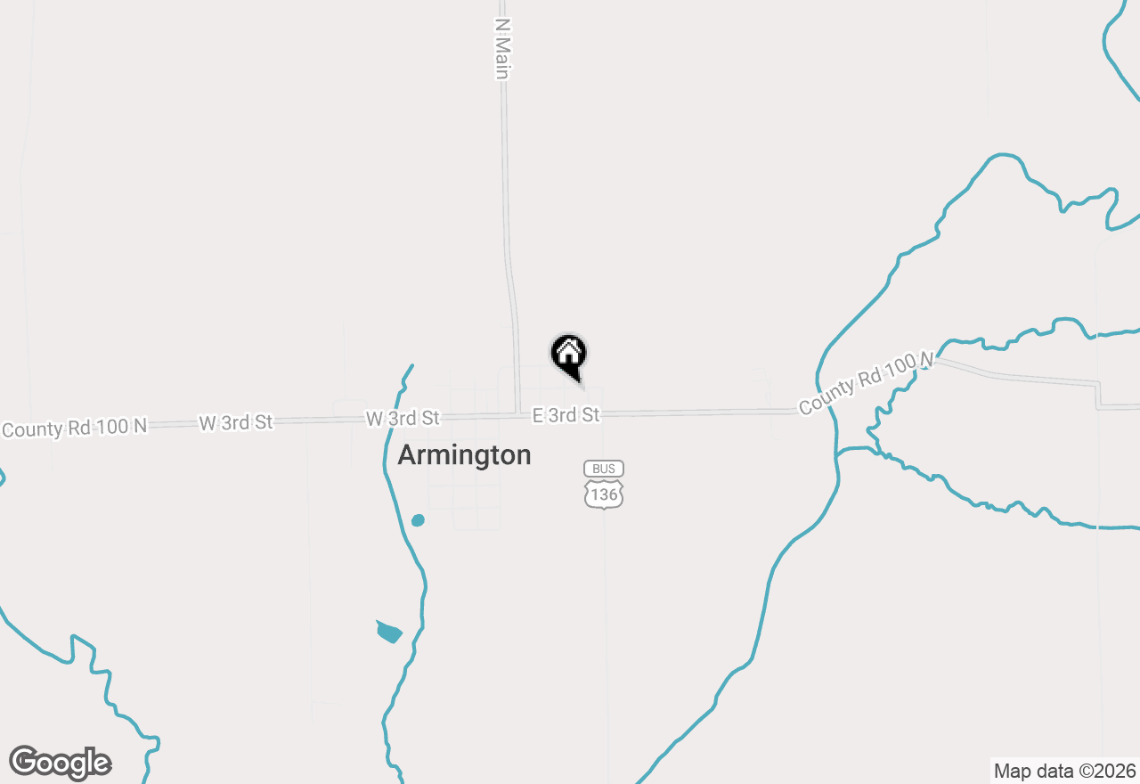Map of 110 N Vine Street, Armington, IL 61721