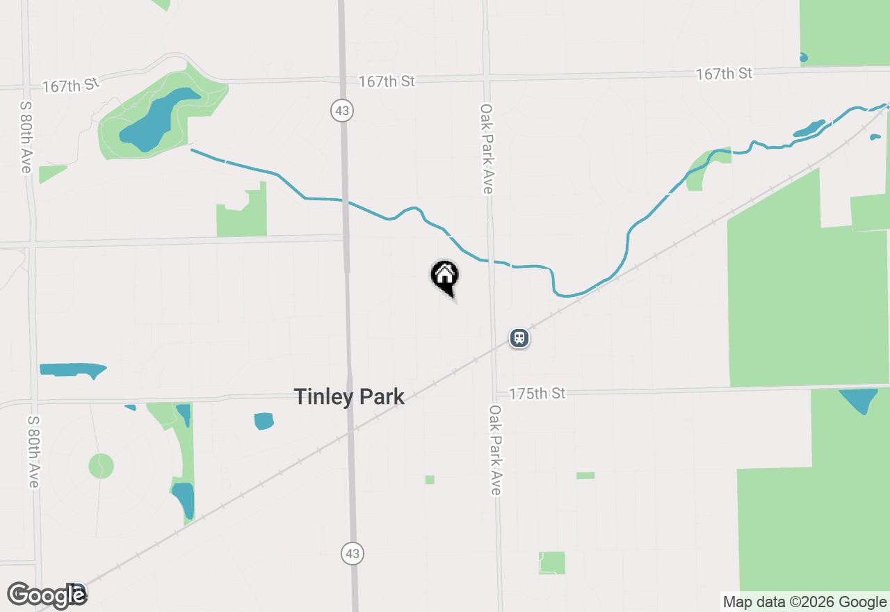 Map of 17247 69th Avenue, Tinley Park, IL 60477