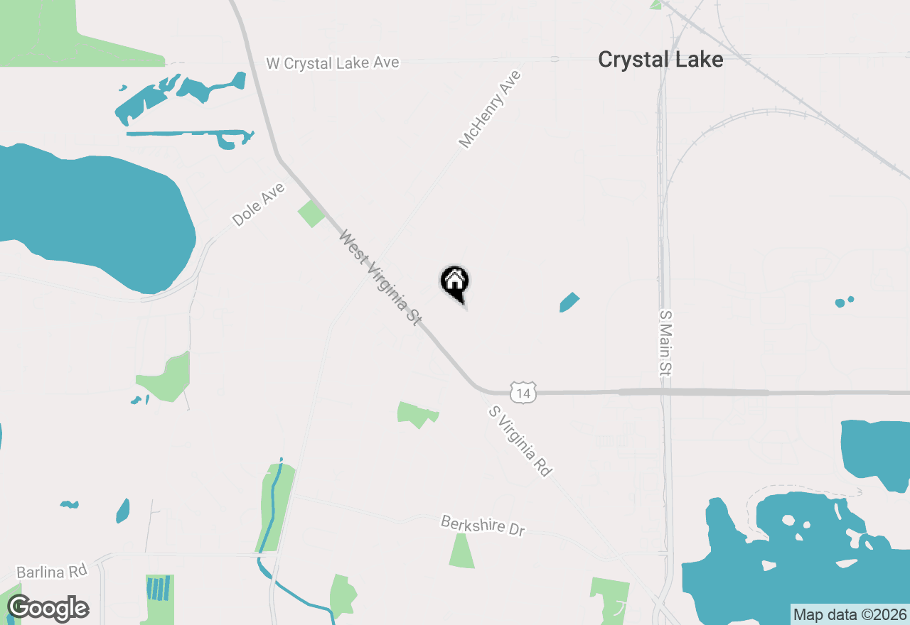 Map of 230 W Virginia Road #250, Crystal Lake, IL 60014