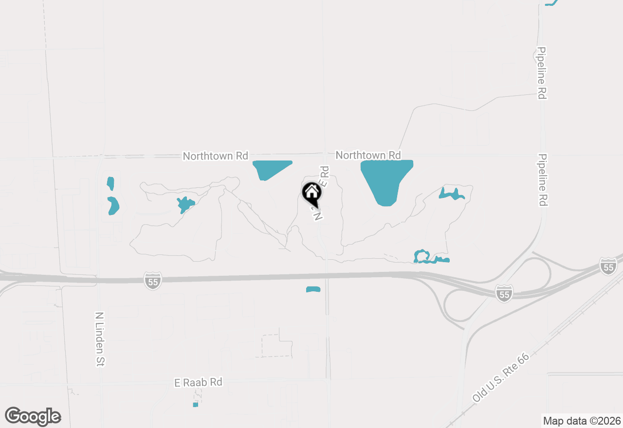 Map of 1005 Asbury Farms Cc Court, Normal, IL 61761