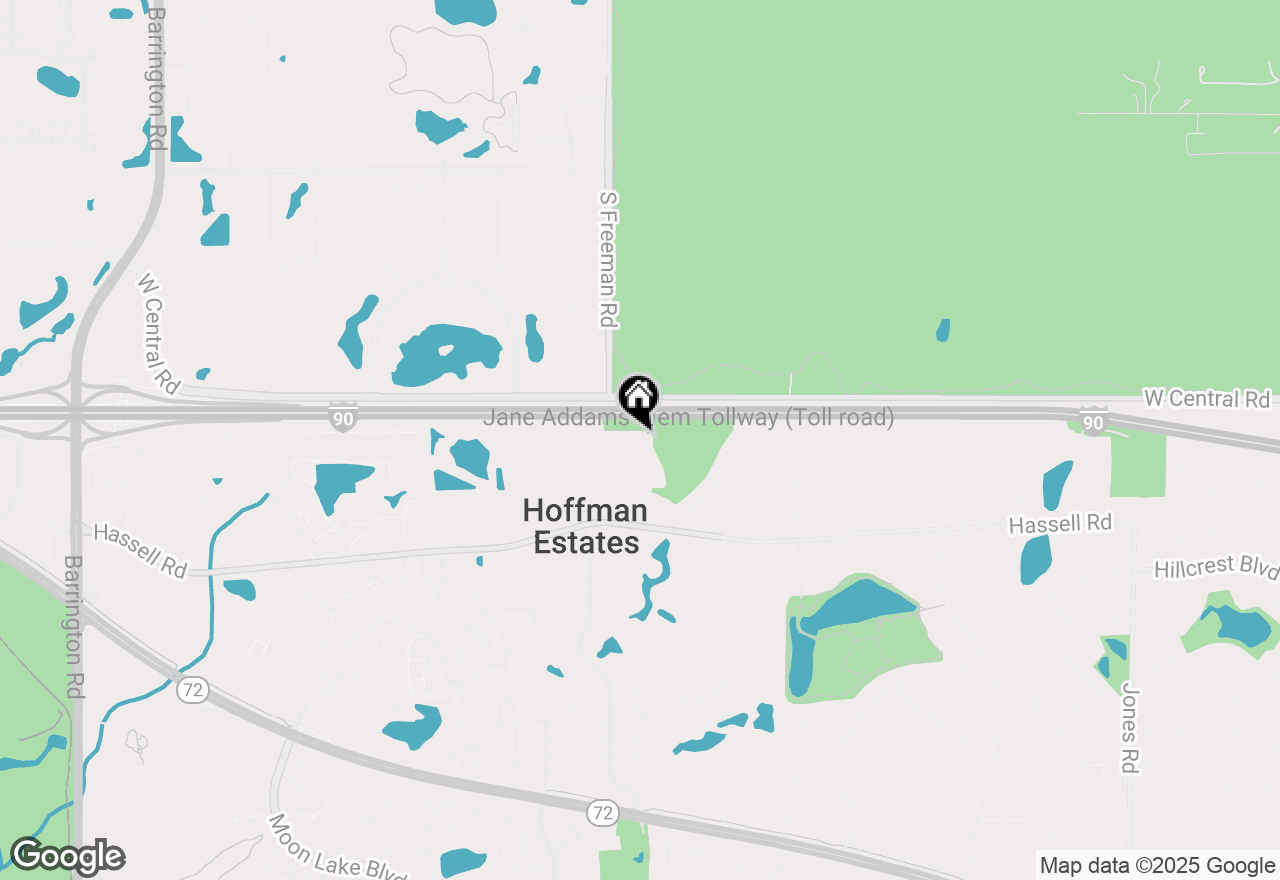 Map of 2079 E Parkview Circle, Hoffman Estates, IL 60169