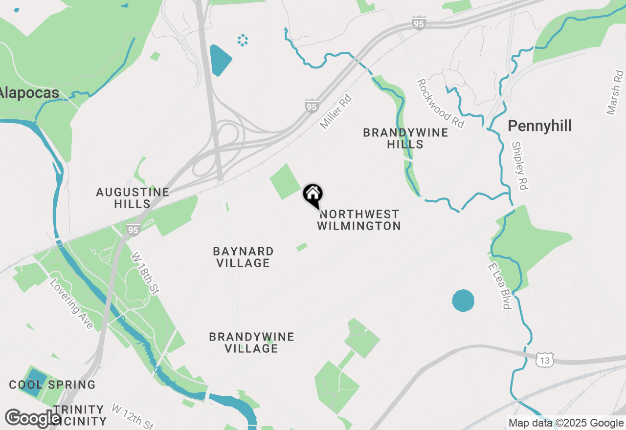 Map of 600 W 32nd Street, Wilmington, DE 19802