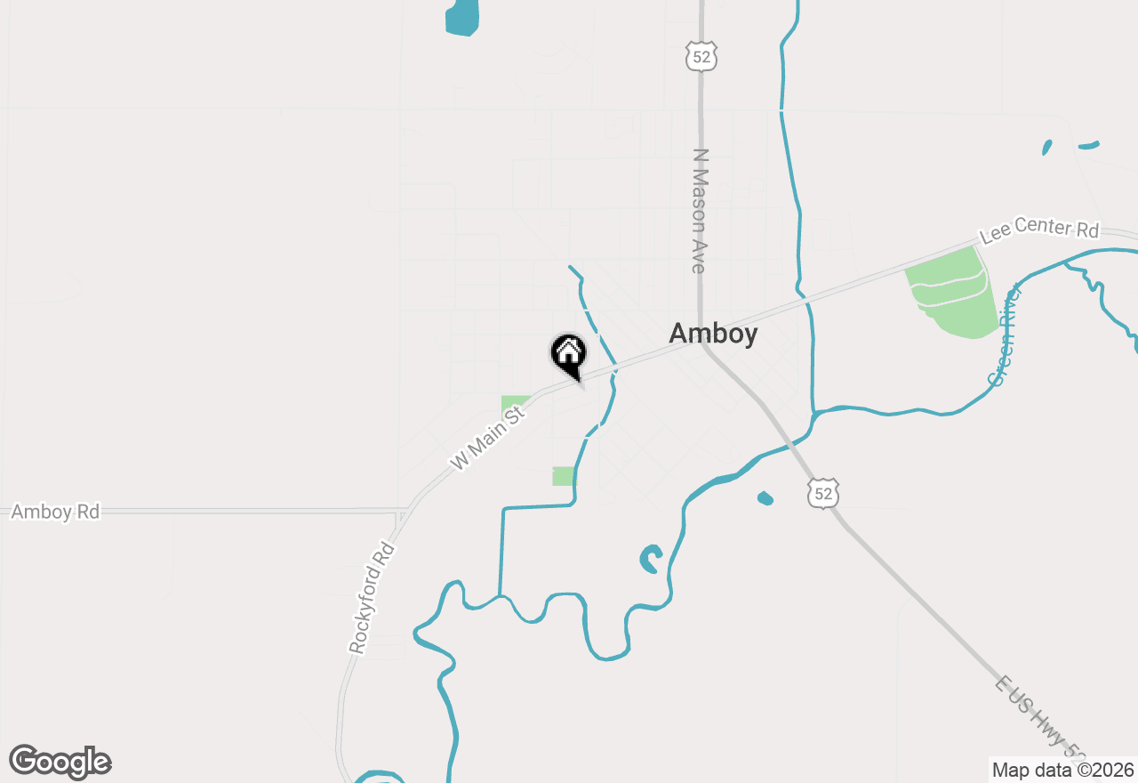 Map of 29 W Main Street, Amboy, IL 61310