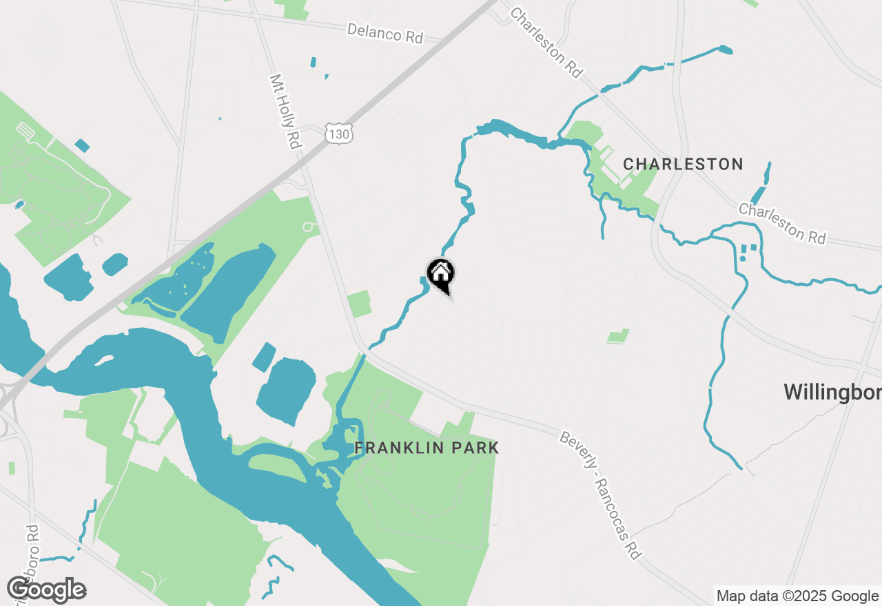 Map of 72 Pageant Lane, Willingboro, NJ 08046