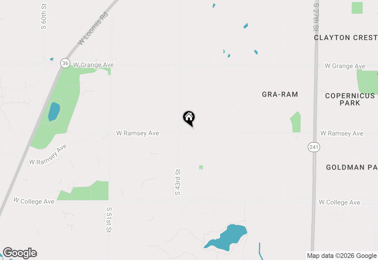 Map of 4130 W Ramsey Ave, Milwaukee, WI 53221