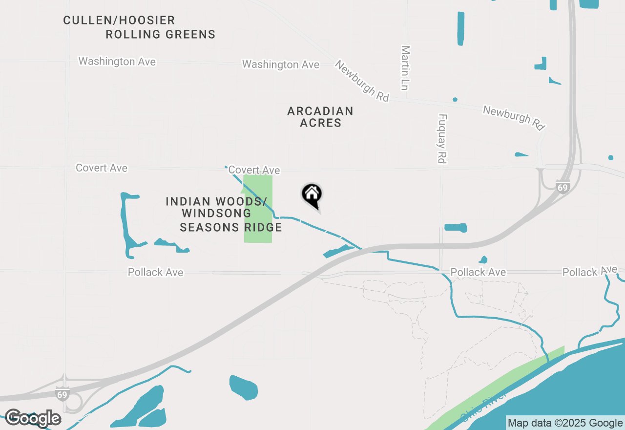 Map of 1816 Greenfield Drive, Evansville, IN 47715
