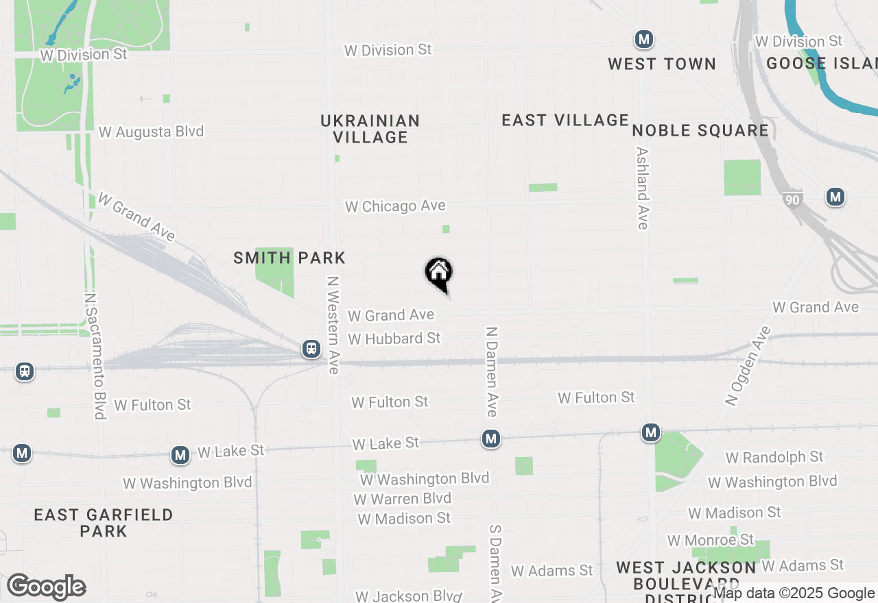 Map of 2119 W Race Street, Chicago, IL 60612