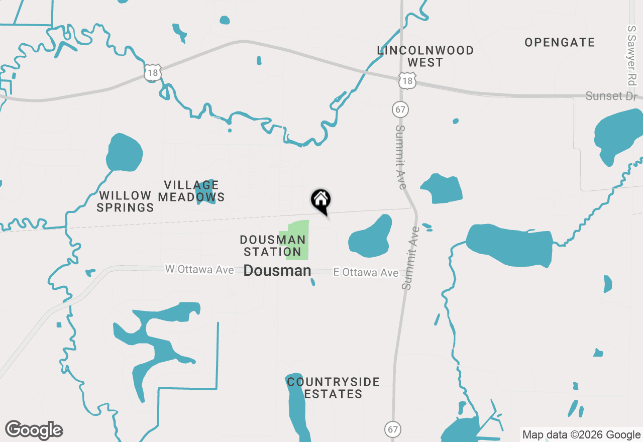 Map of 228 Wolf Dr #3, Dousman, WI 53118