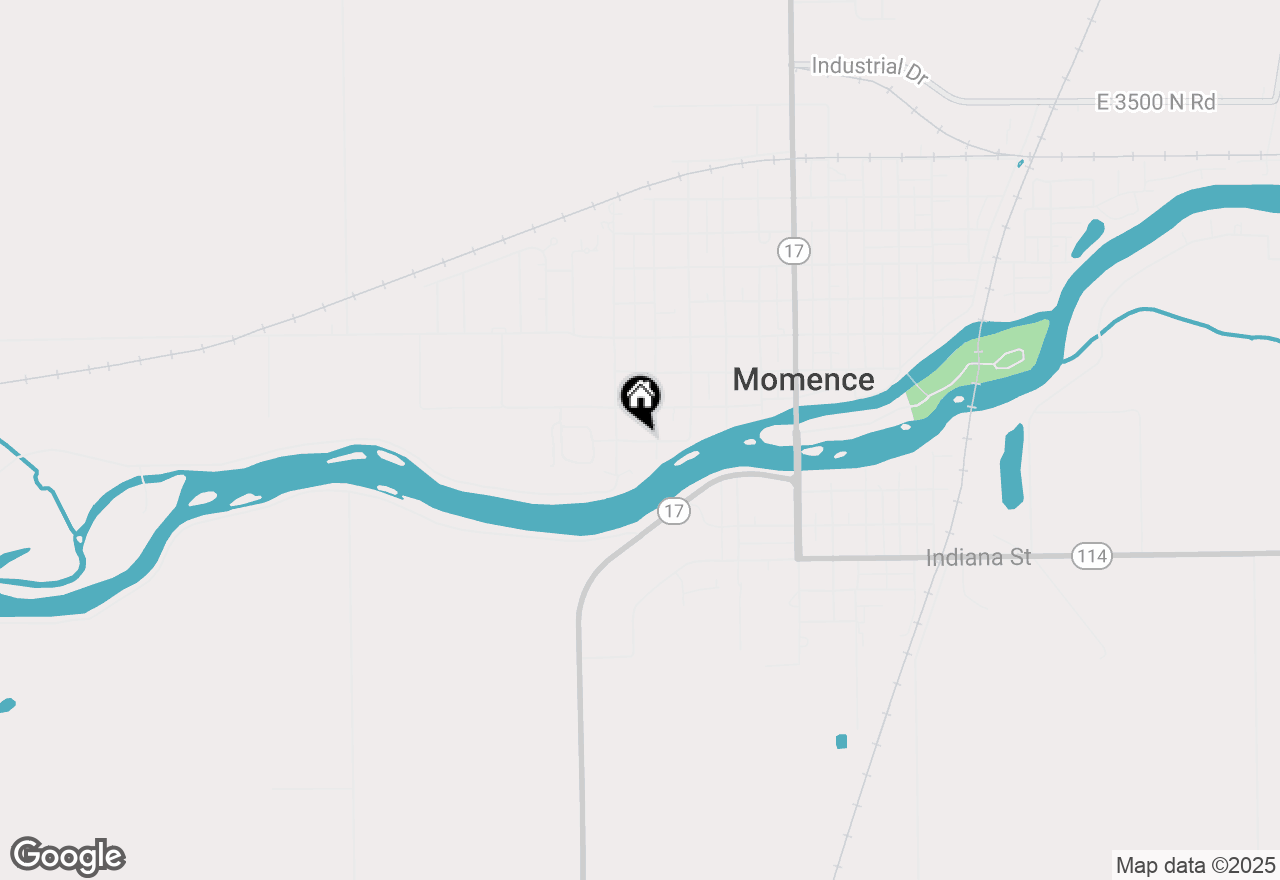 Map of 521 Water Street, Momence, IL 60954