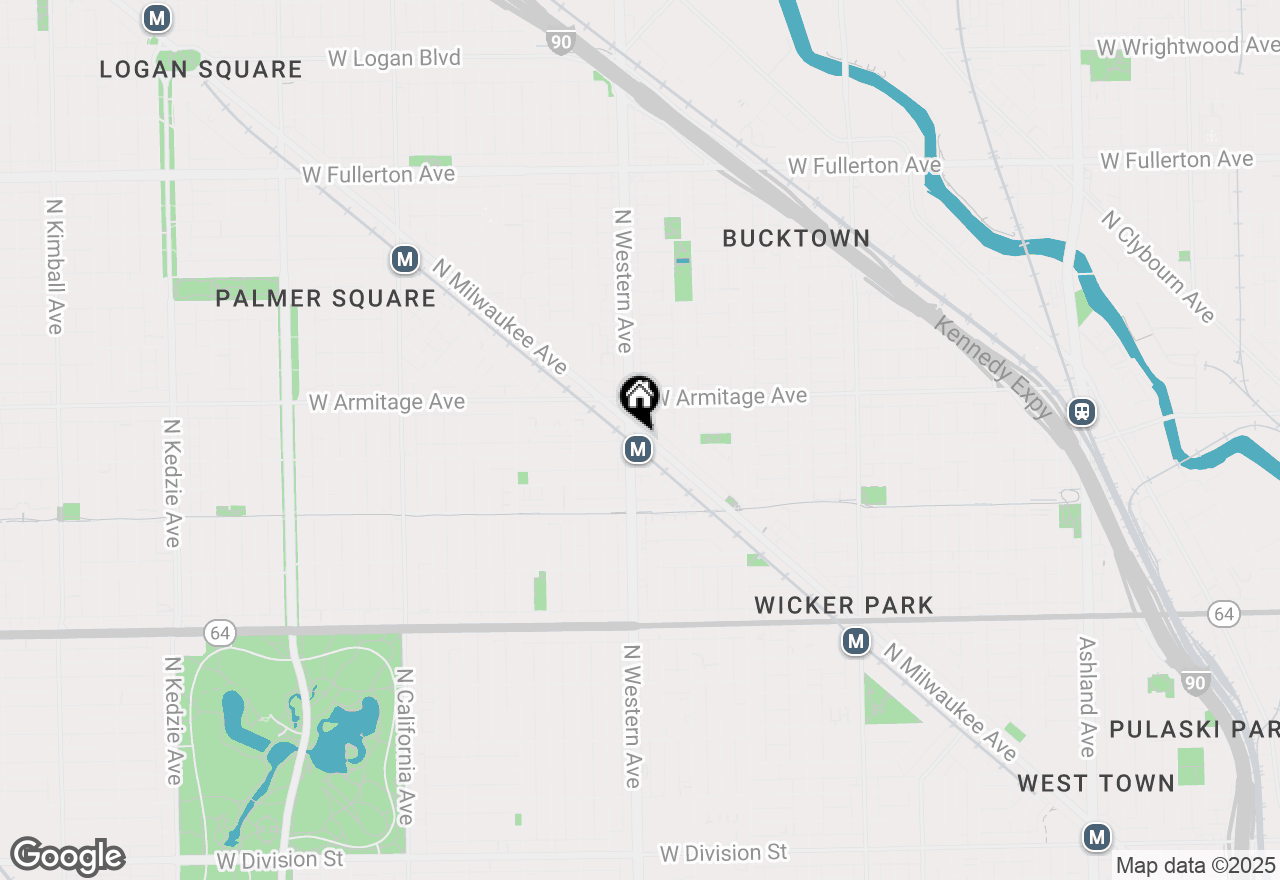 Map of 1920 N Milwaukee Avenue #201, Chicago, IL 60647
