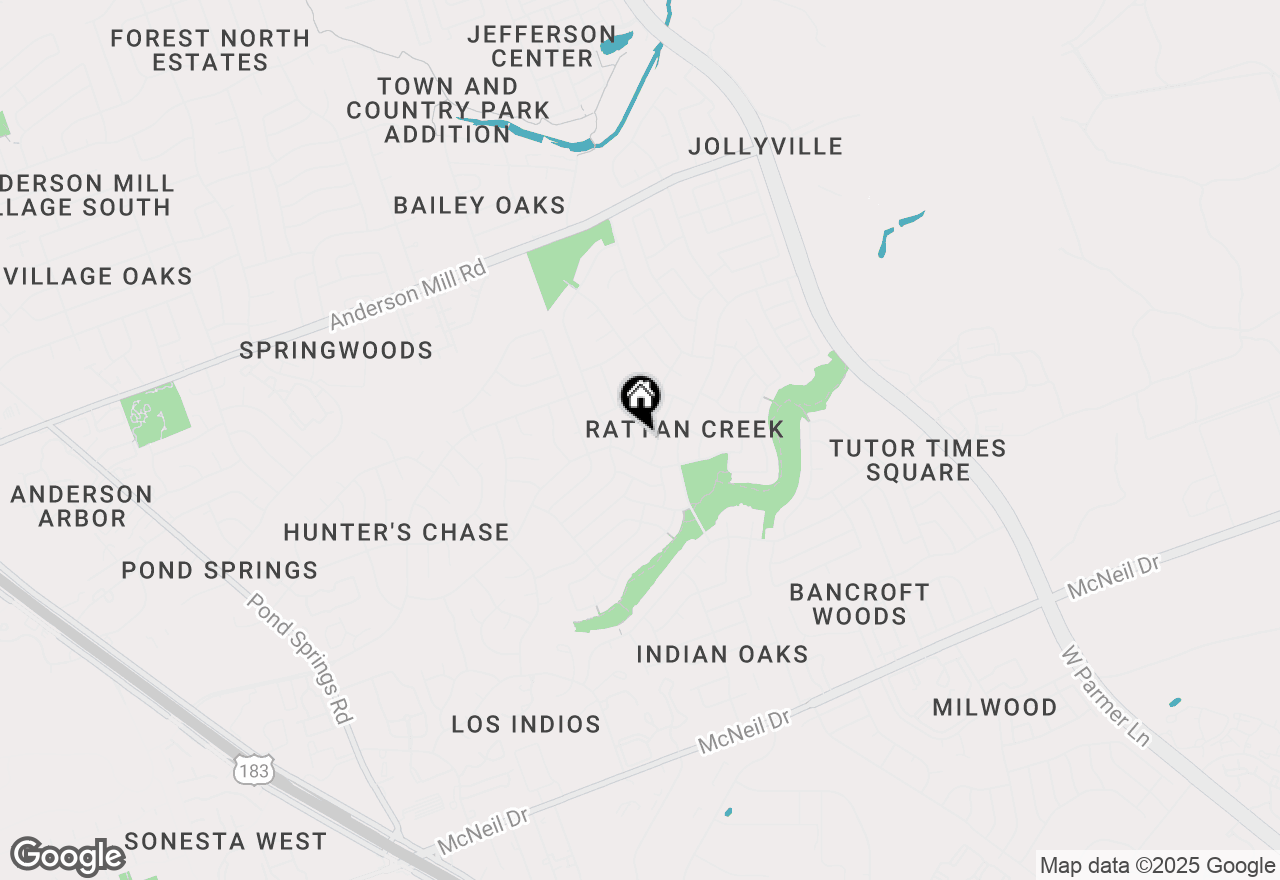 Map of 13105 Bidwell Dr, Austin, TX 78729