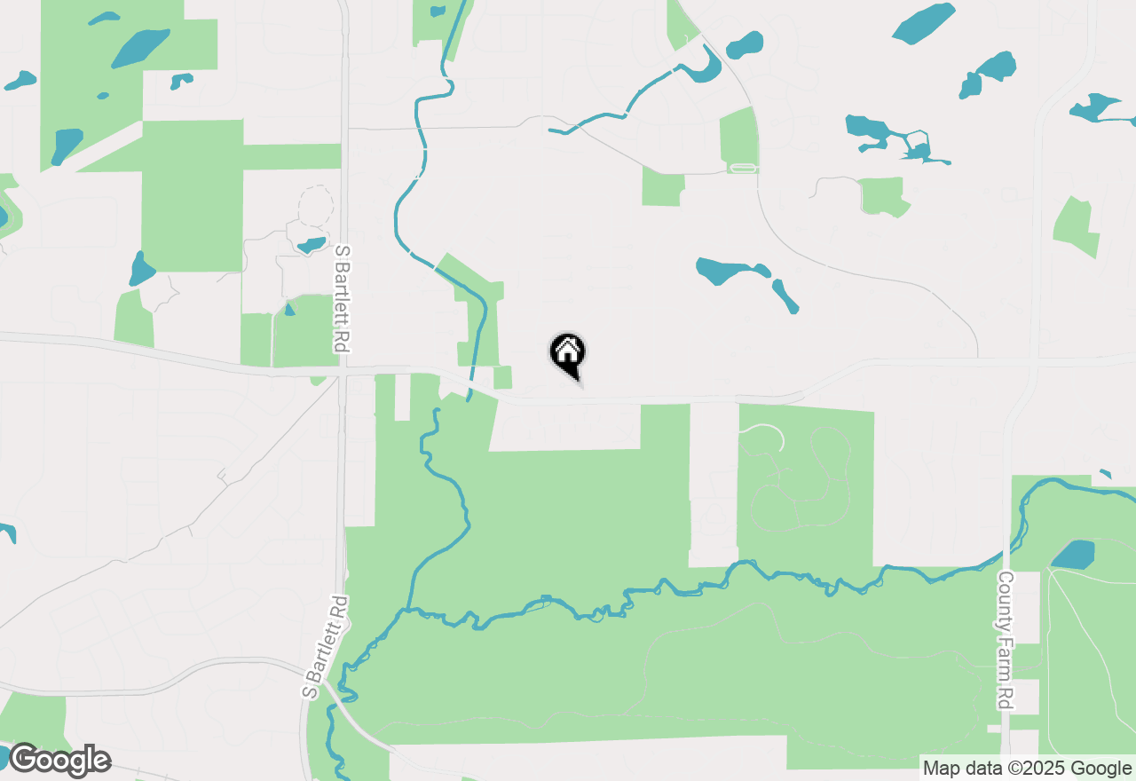 Map of (Address confidential), Bartlett, Illinois 60103