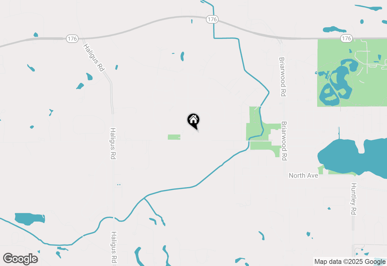 Map of 9605 Stonecastle Lane, Lakewood, IL 60014