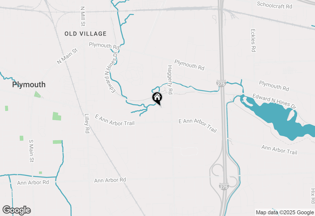 Map of 11863 Sycamore Drive, Plymouth, MI 48170