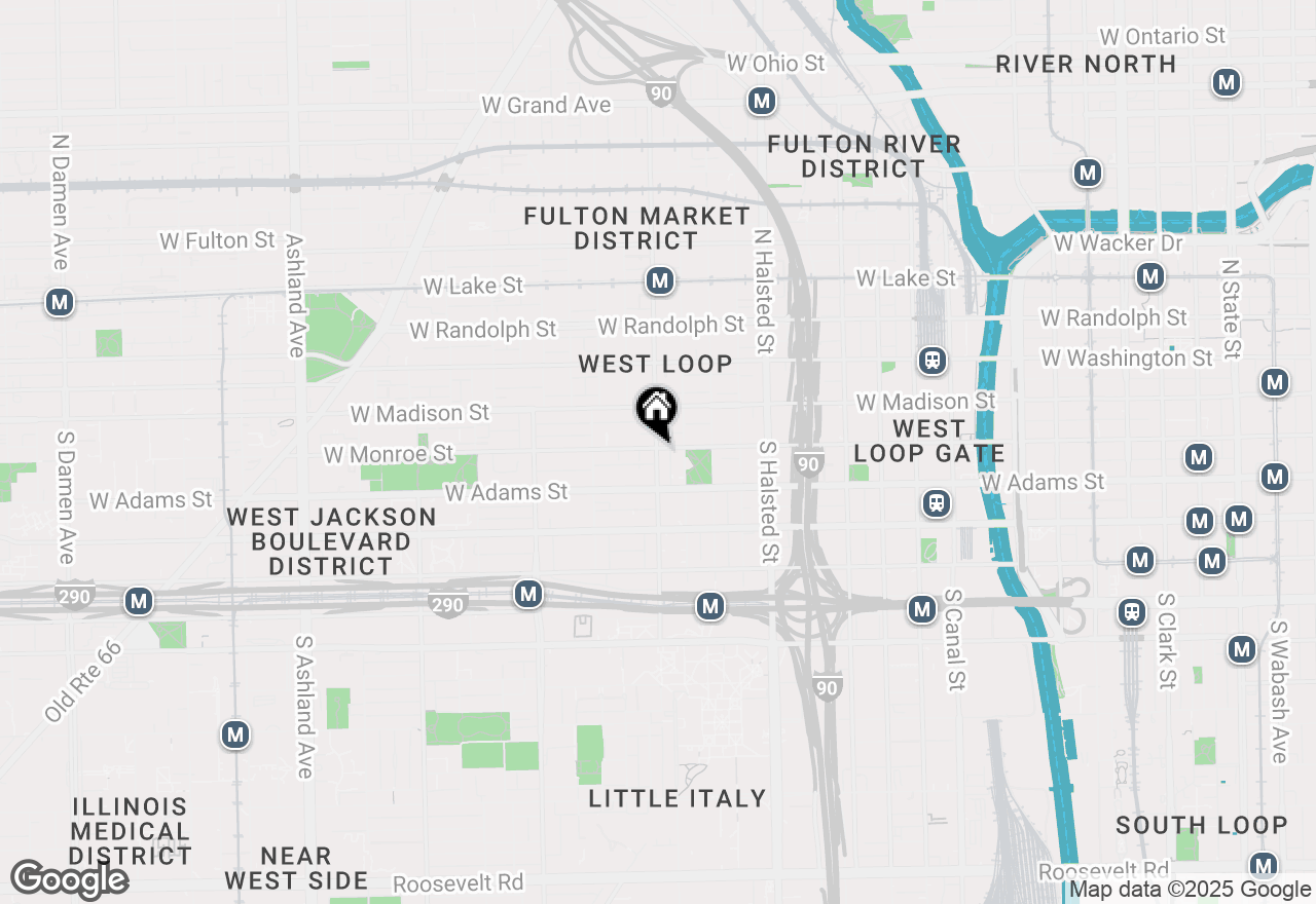 Map of 111 S Morgan Street #906, Chicago, IL 60607
