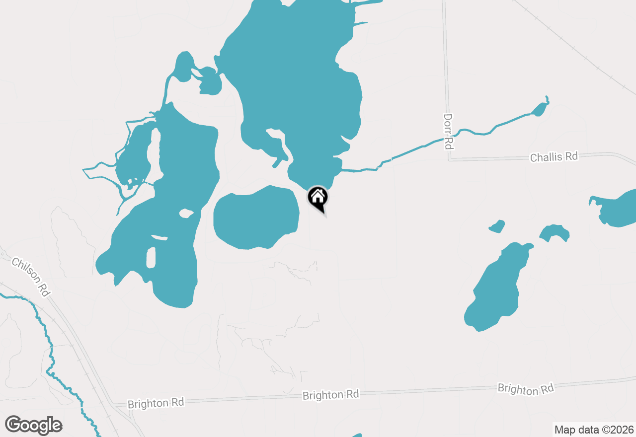Map of 4493 Clifford Road, Brighton, MI 48116