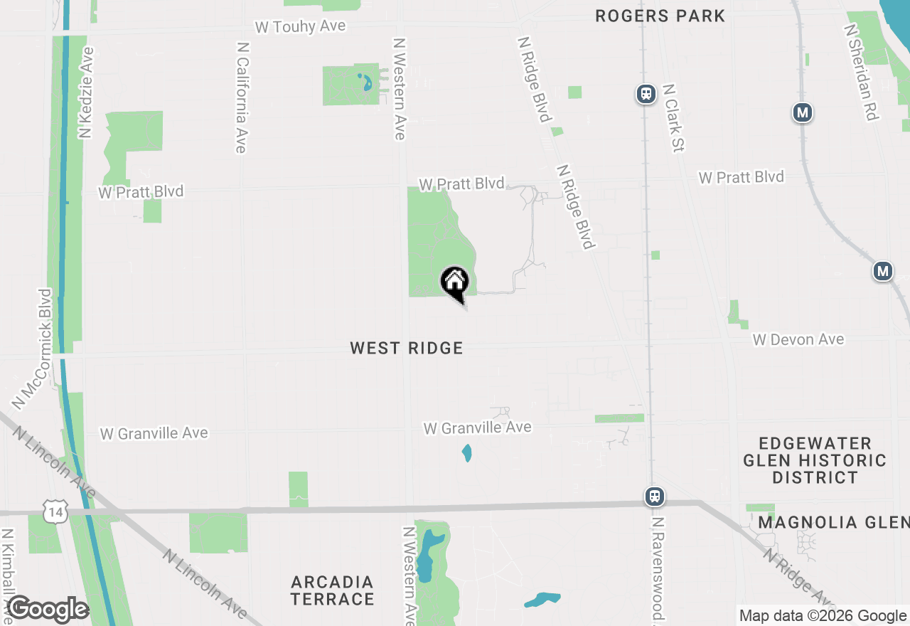 Map of 2249 W Arthur Avenue, Chicago, IL 60645