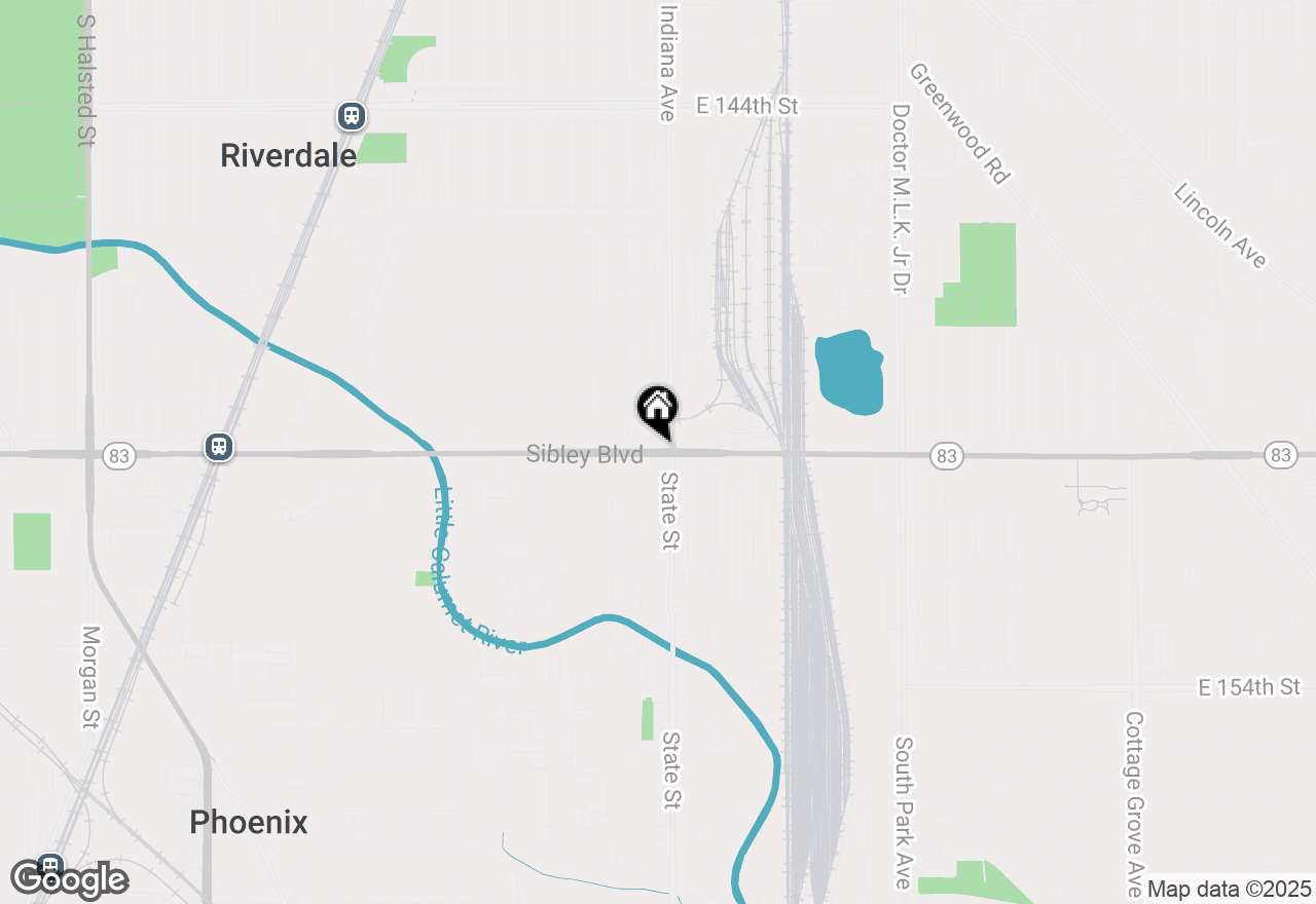 Map of 144 E Sibley Boulevard, Dolton, IL 60419