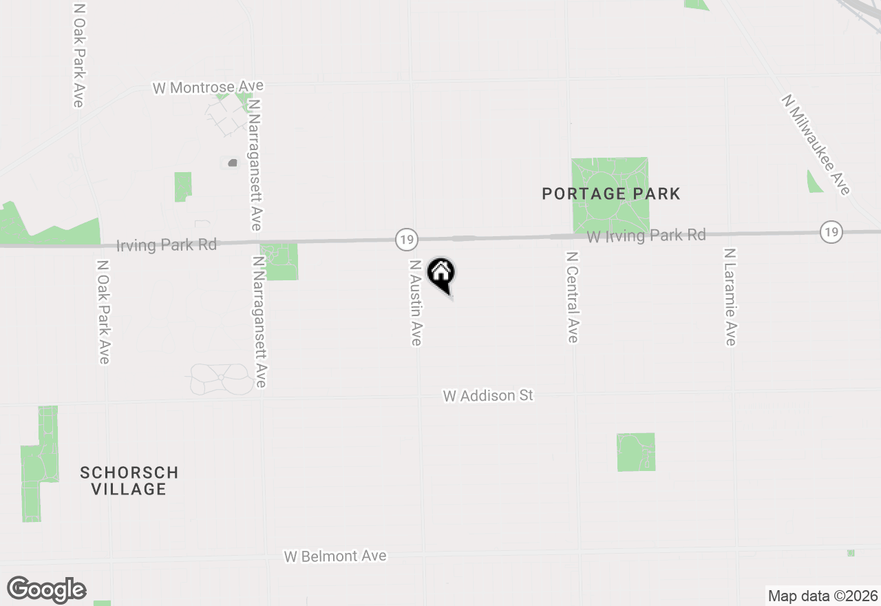 Map of 5921 W Berenice Avenue, Chicago, IL 60634