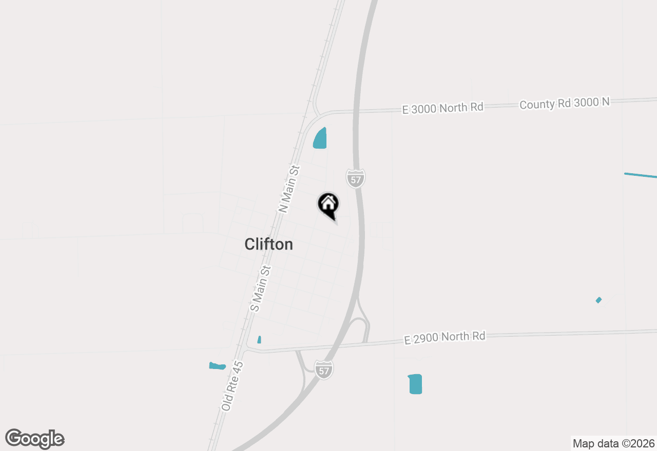 Map of 395 E 1st Avenue, Clifton, IL 60927