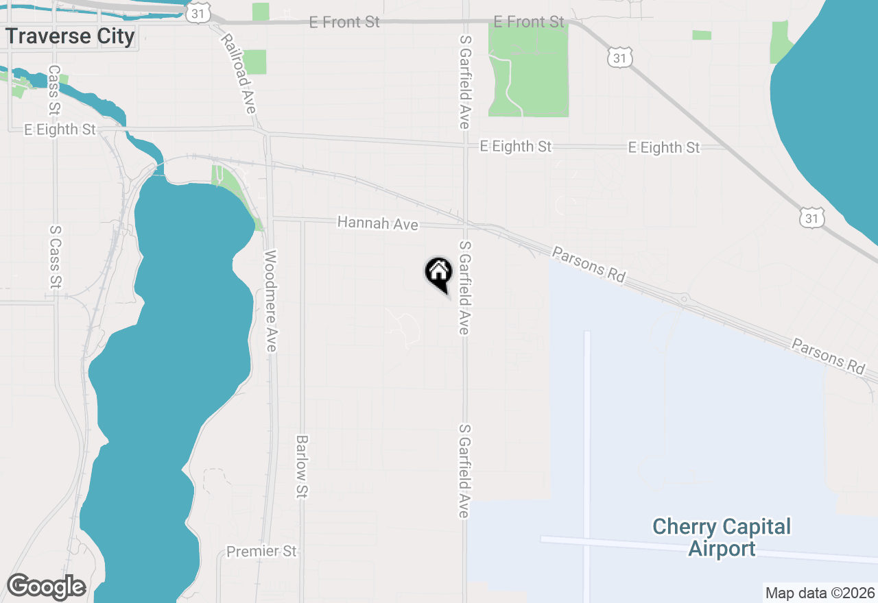 Map of 1021 Centre Street #11, Traverse City, MI 49686