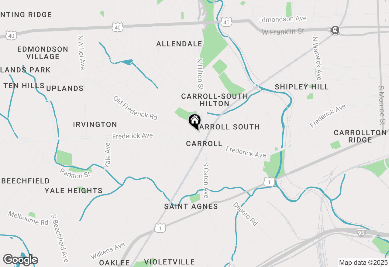 Map of 3342 Old Frederick Road, Baltimore, MD 21229