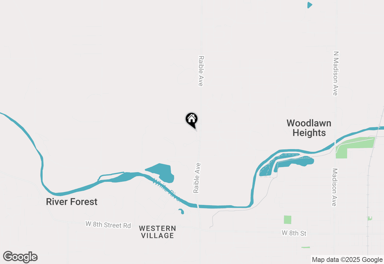 Map of 2526 Winterwood Lane, Anderson, IN 46011