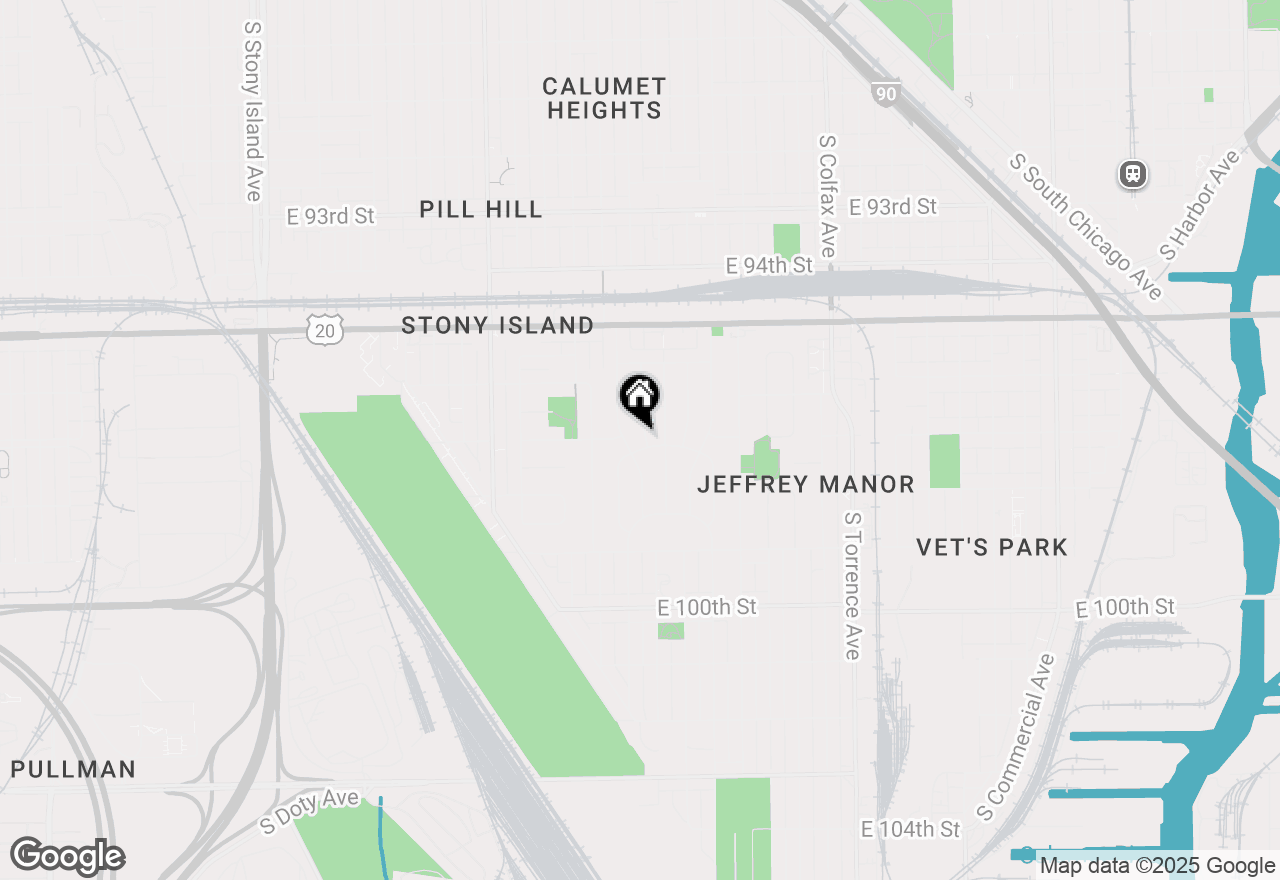 Map of 9686 S Luella Avenue, Chicago, IL 60617