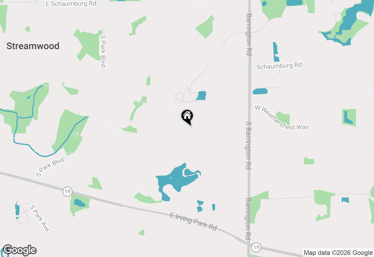 Map of 595 East Avenue, Streamwood, IL 60107