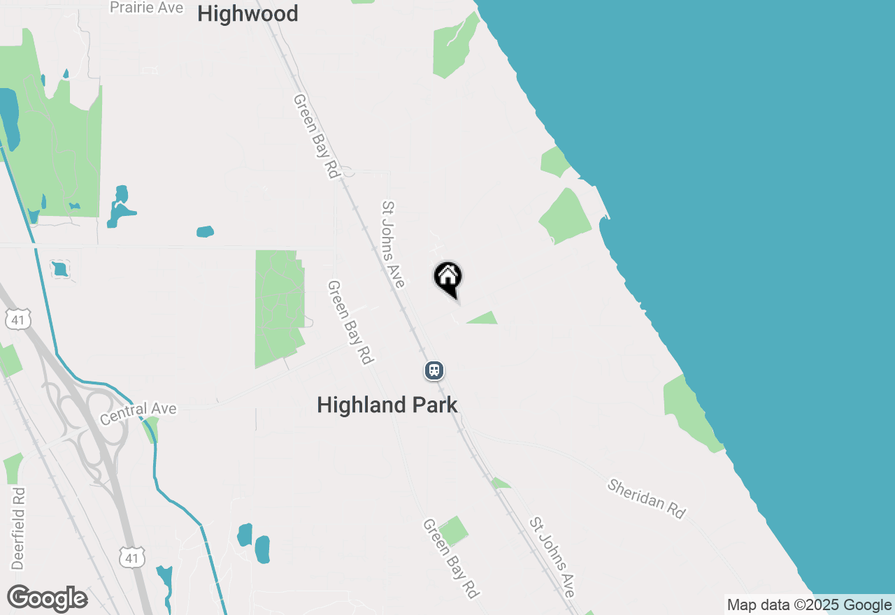 Map of 440 Central Avenue, Highland Park, IL 60035