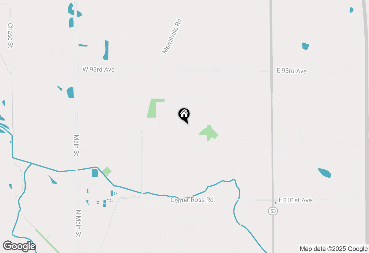 Map of 9623 E Fillmore Court, Crown Point, IN 46307