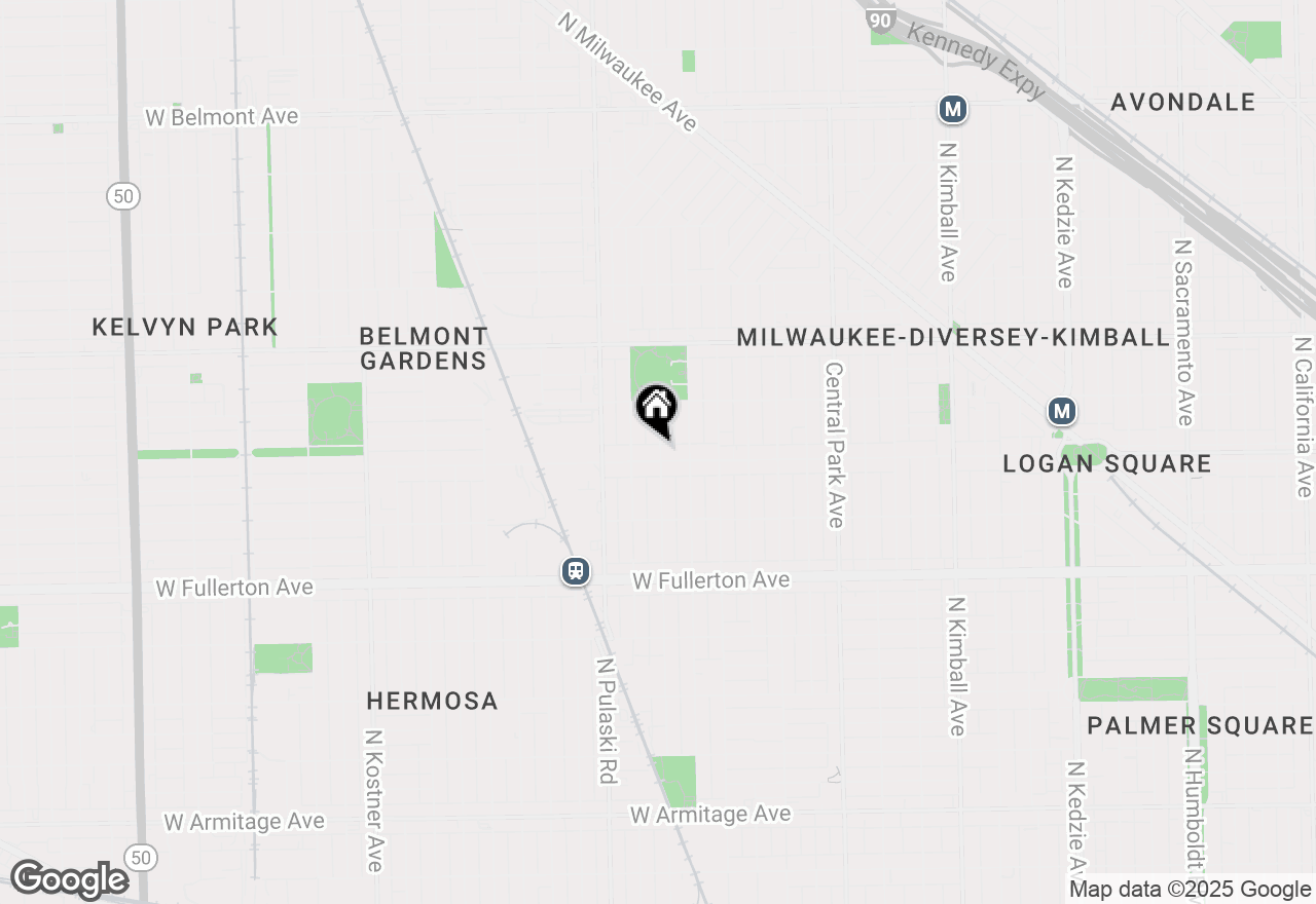 Map of 2604 N Springfield Avenue #1, Chicago, IL 60647