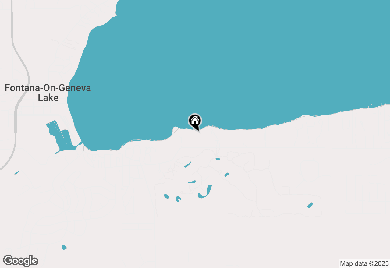 Map of 744 Sylvan Glen Ave, Fontana, WI 53125