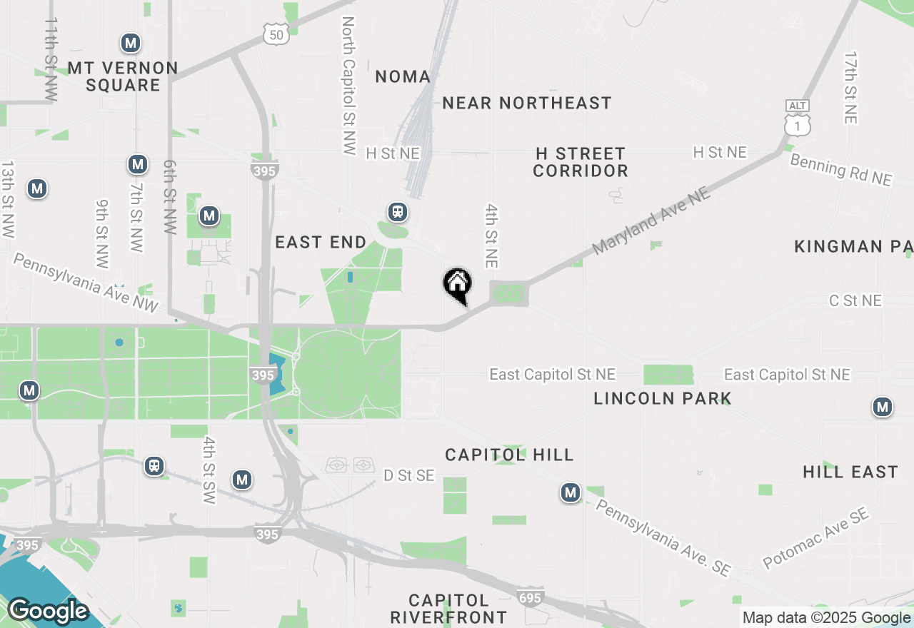 Map of 238 Maryland Avenue Ne #B, Washington, DC 20002