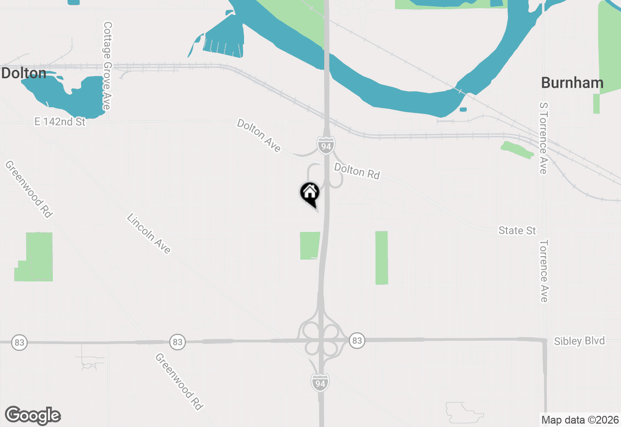 Map of 14516 Harper Avenue, Dolton, IL 60419