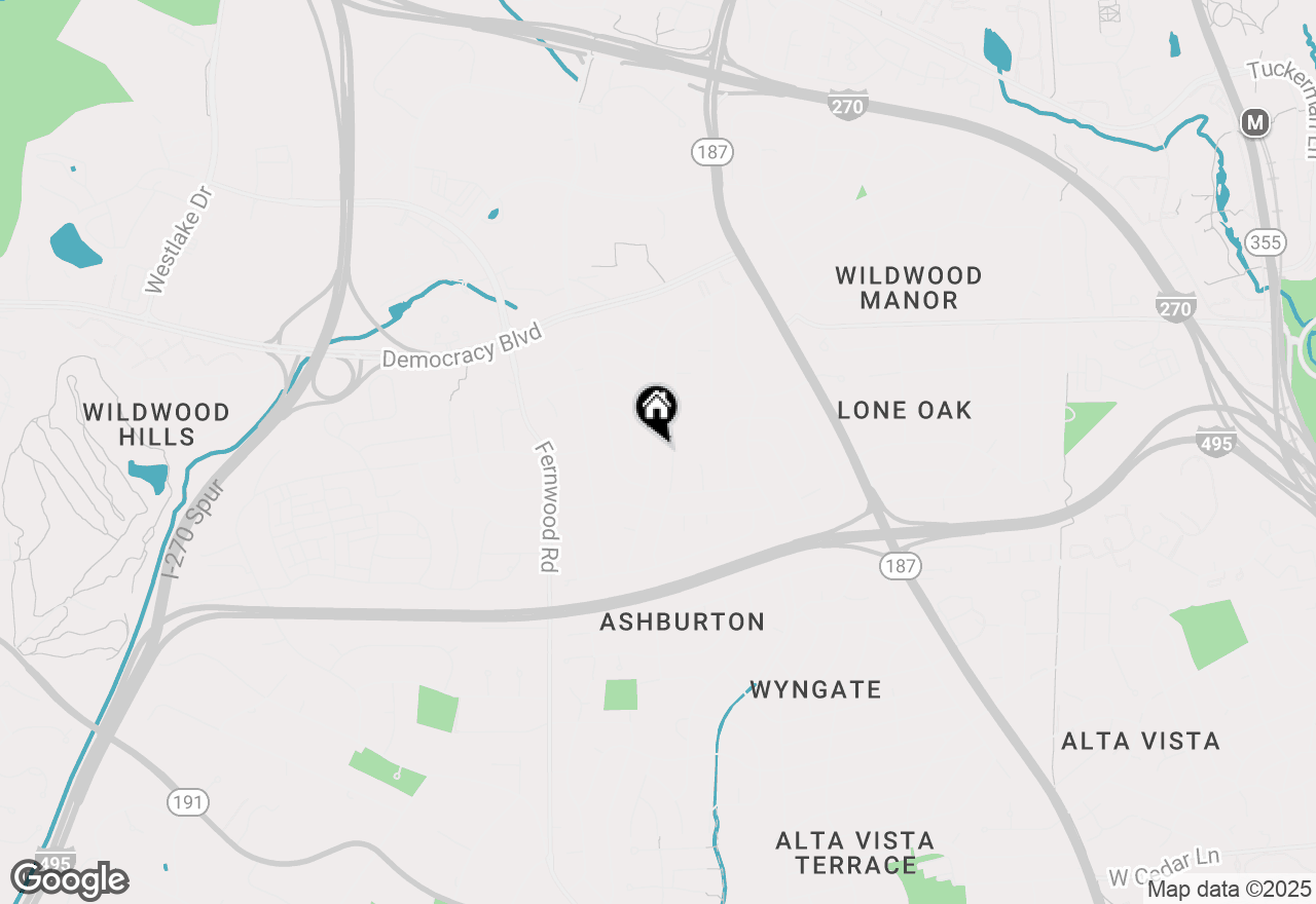 Map of 9905 Montauk Avenue, Bethesda, MD 20817