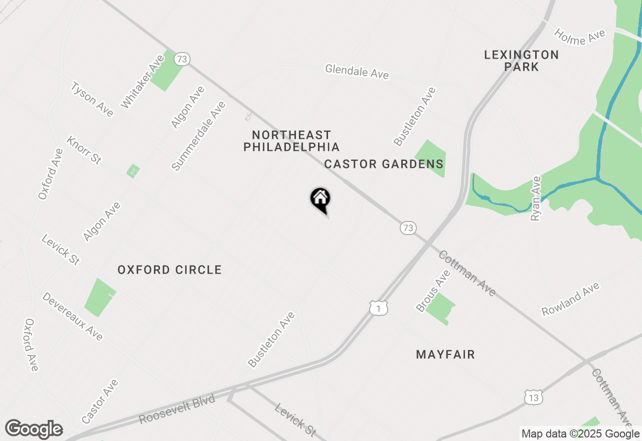 Map of 7129 Oakland Street, Philadelphia, PA 19149