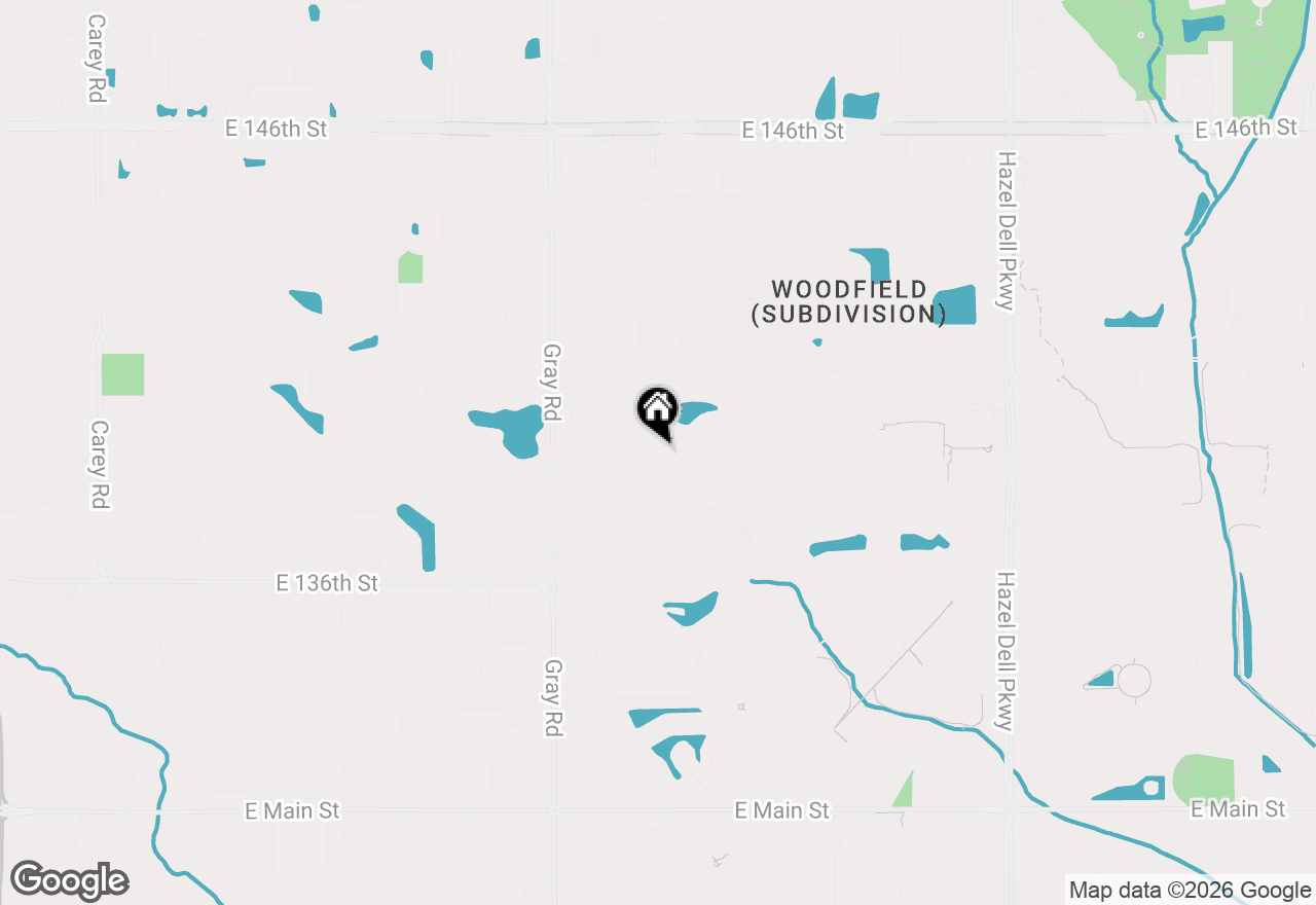 Map of 4929 Deer Ridge Drive S, Carmel, IN 46033