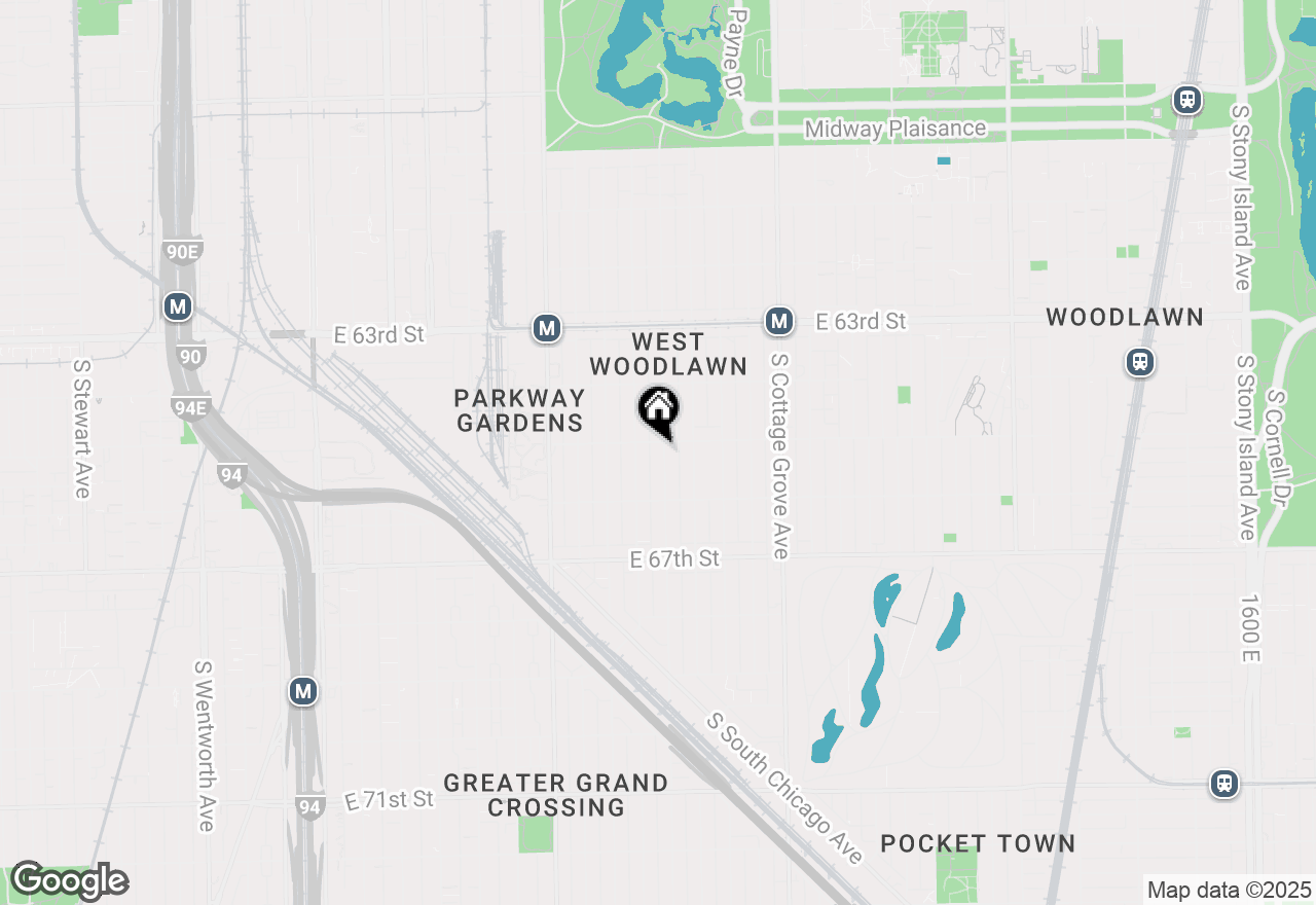 Map of 6506 S Saint Lawrence Avenue, Chicago, IL 60637