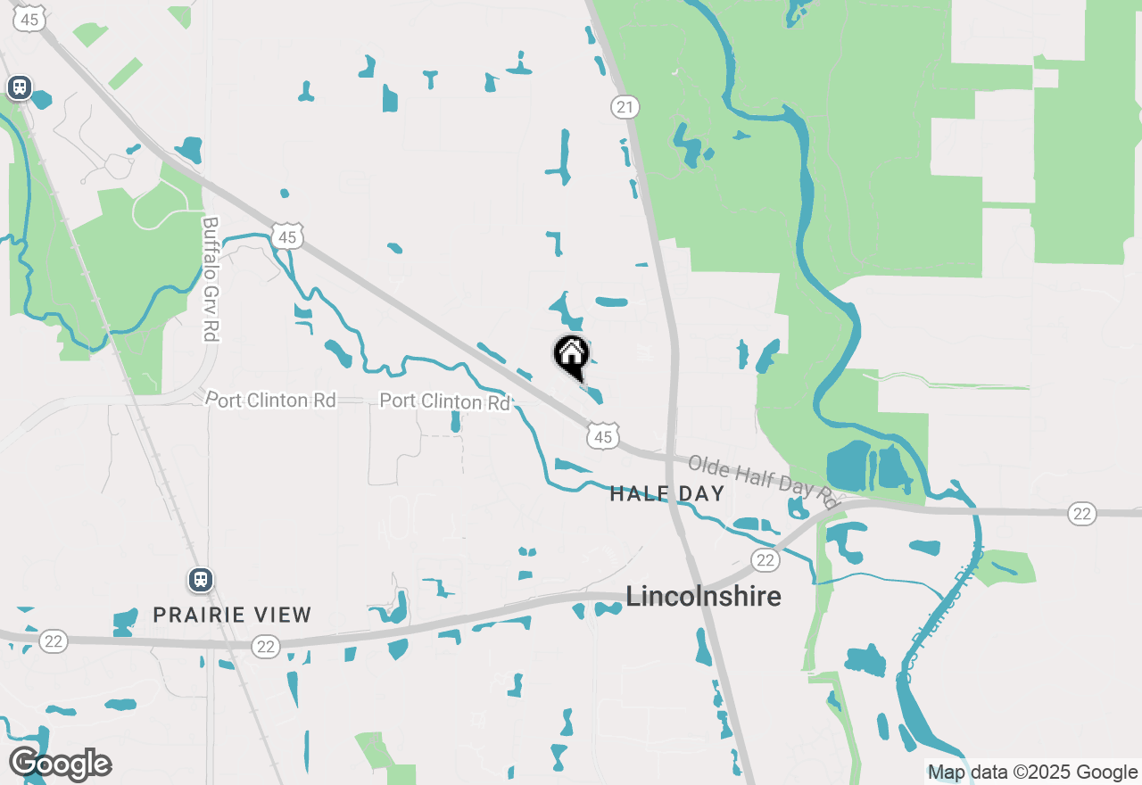 Map of 1255 Danforth Court, Vernon Hills, IL 60061
