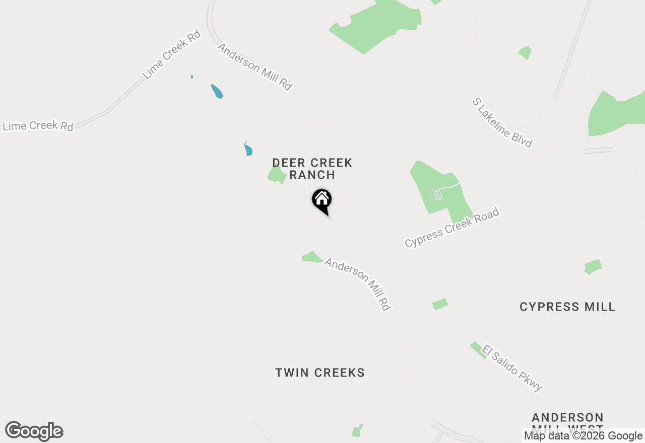 Map of 2405 Narrow Valley Dr, Cedar Park, TX 78613