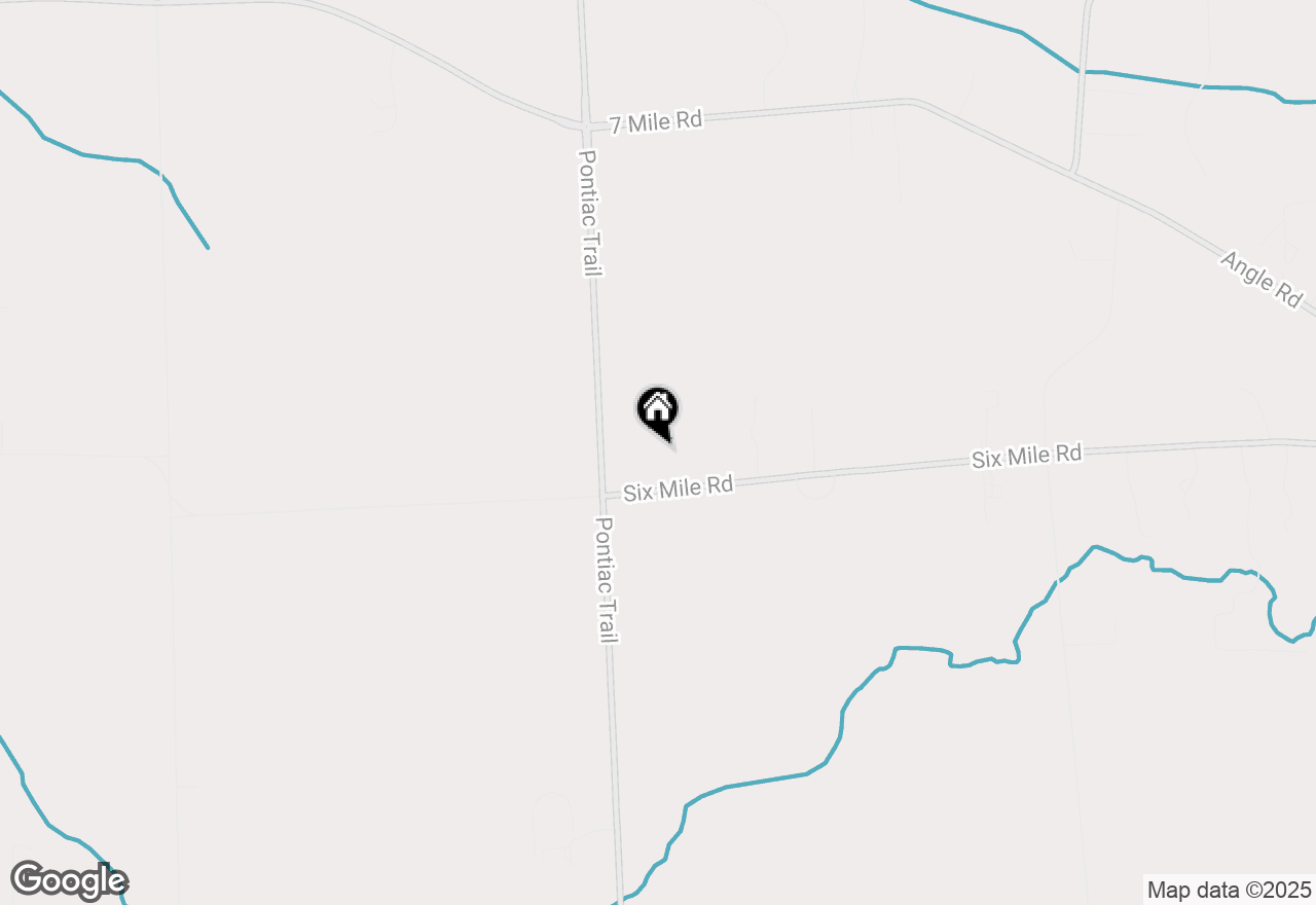 Map of 6123 6 Mile Road, Northville, MI 48168