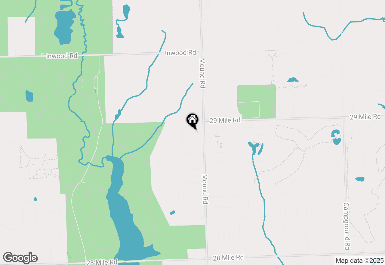 Map of 5750 Bradbury Run, Washington, MI 48094