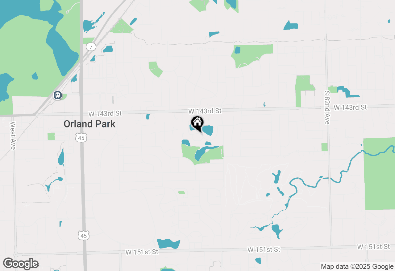 Map of 8925 Clearview Drive, Orland Park, IL 60462