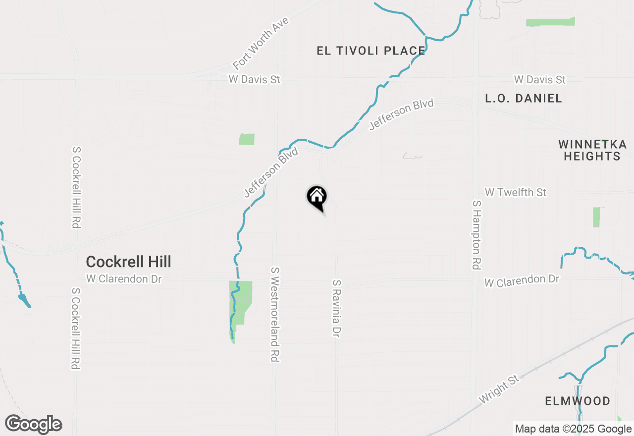 Map of 623 Eli Avenue, Dallas, TX 75211