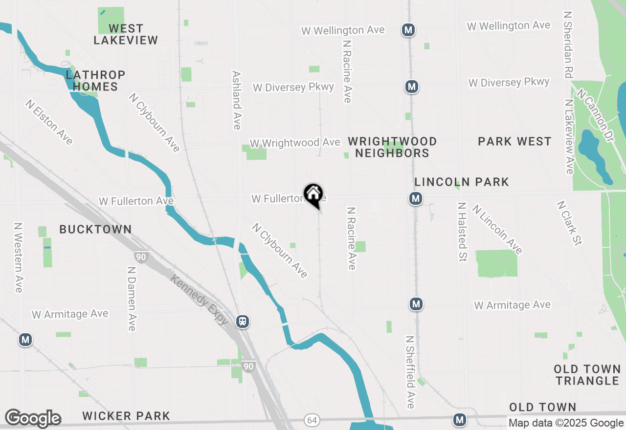 Map of 2309 N Wayne Avenue, Chicago, IL 60614