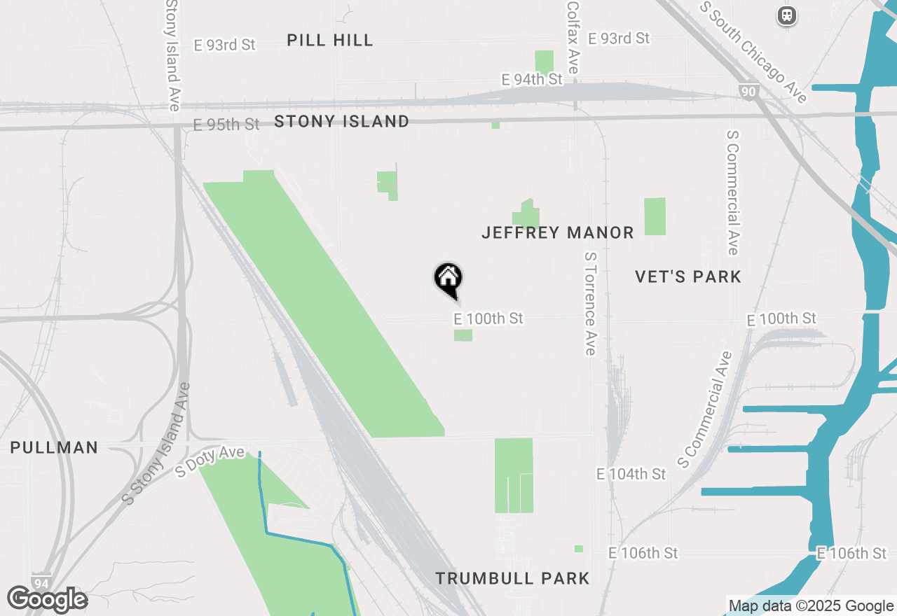 Map of 9942 S Luella Avenue, Chicago, IL 60617